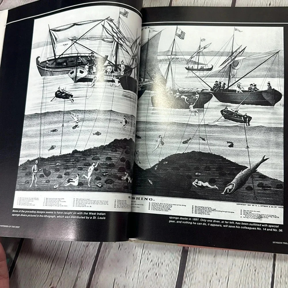 vintage Mysteries of the deep 1977 book - Picture 12 of 12